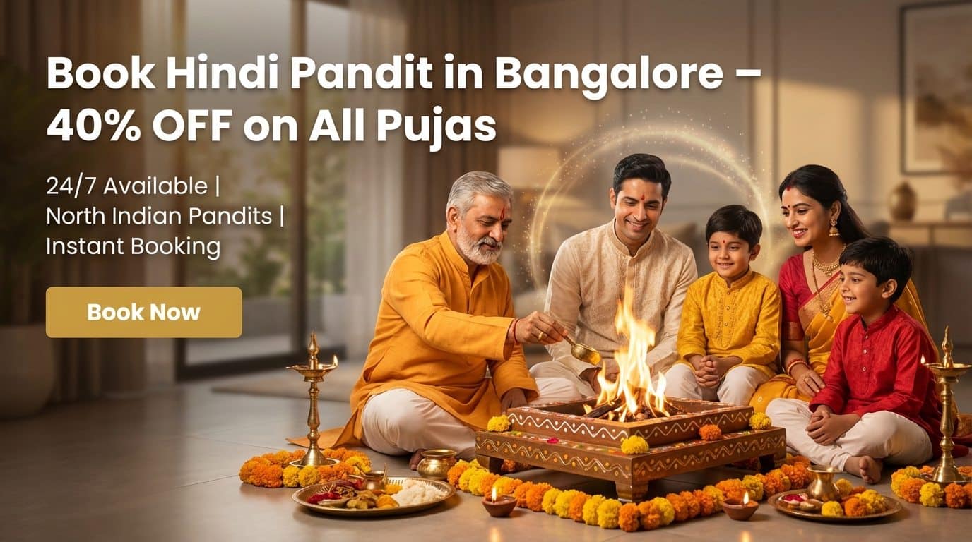 Hindi pandit service banner in Bangalore